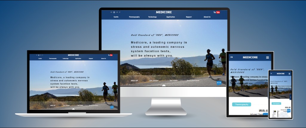 Medicore Medical Technology responsive website mockup